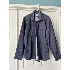 Gap 1969 Vintage Blue denim Trucker jacket mens Size Large